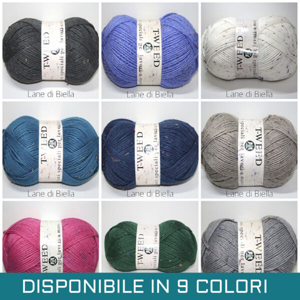 Gomitoli Misto Lana Tweed in Vari Colori