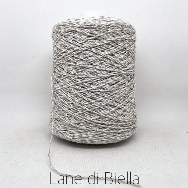 rocca misto lino polyamide lurex grigio chiaro