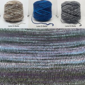 Rocca Misto Lana Country Gr.670 Titolo 1800 (100 Gr/180 Mt) Campionatura Da Collezione ML 966