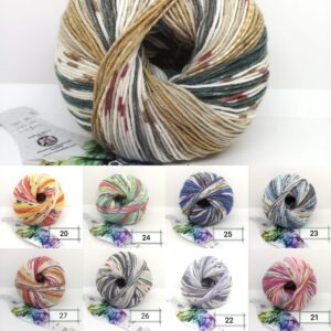 Gomitolo Misto Lana Gr.(100/Mt .232) Nuovo Jacquard ML 979