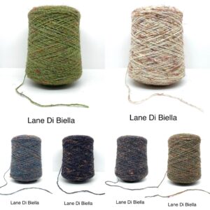 Rocca Misto Lana Stoppino Bottonato Pollock Gr.320 Titolo 3500 (100 Gr./350 Mt) Campionatura Da Collezione ML 1135