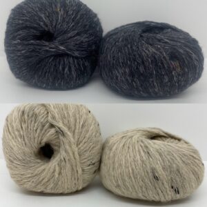Gomitolo Misto Cotone/Alpaca Catenella Tweed Gr.50 Titolo 2500 (100gr/250 Mt) Campionatura Da Collezione CT 1254