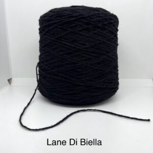 Rocca Misto Lana Pony Big Nero Gr. 700  Titolo 1700 (100 Gr./ 170 Mt.) Campionatura Da Collezione ML 1204