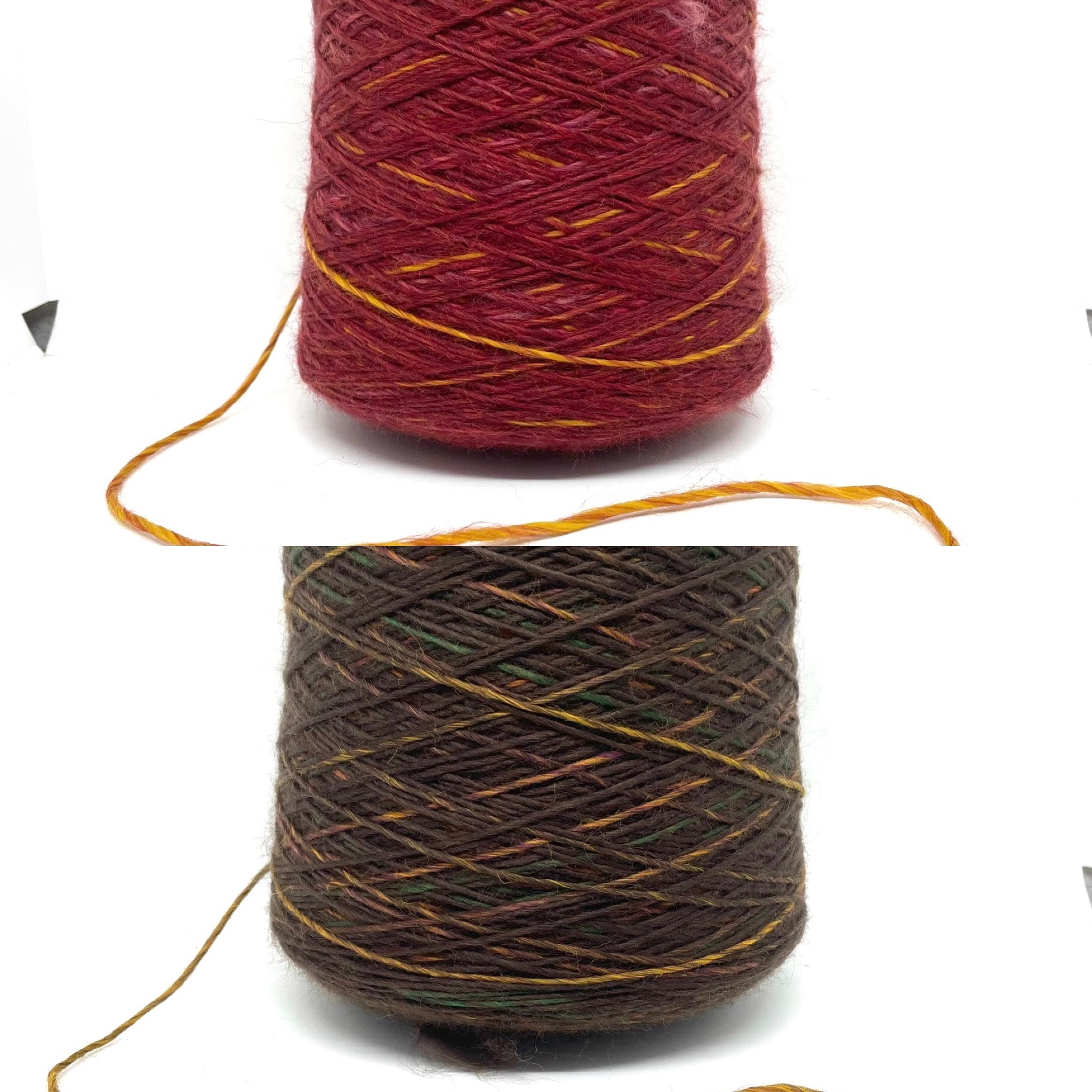 Rocca Misto Lana Marella Stoppino Gr. 700 Titolo 1800 (100 Gr./ 180 Mt.) Campionatura Da Collezione ML 1273