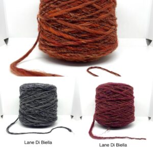 Rocca Misto Lana Narciso Fiammato Gr. 500 Titolo 1000 (100 Gr./ 100 Mt.) Campionatura Da Collezione ML 1279