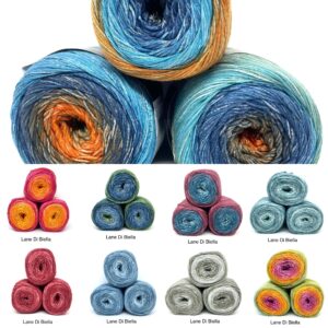 Gomitolo Cotone/Viscosa Gr.200 Titolo 3800 (100gr/380 Mt) Campionatura Da Collezione CT 1320