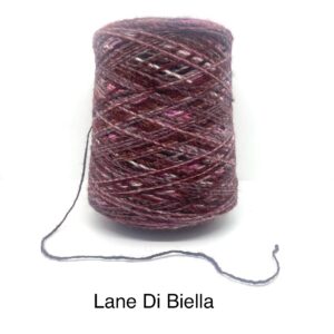 Rocca Misto Lana Fantino Amaranto/Rosa/Viola/Ecru Gr.350 Titolo 3500 (100 Gr/350 Mt) Campionatura Da Collezione ML 1358