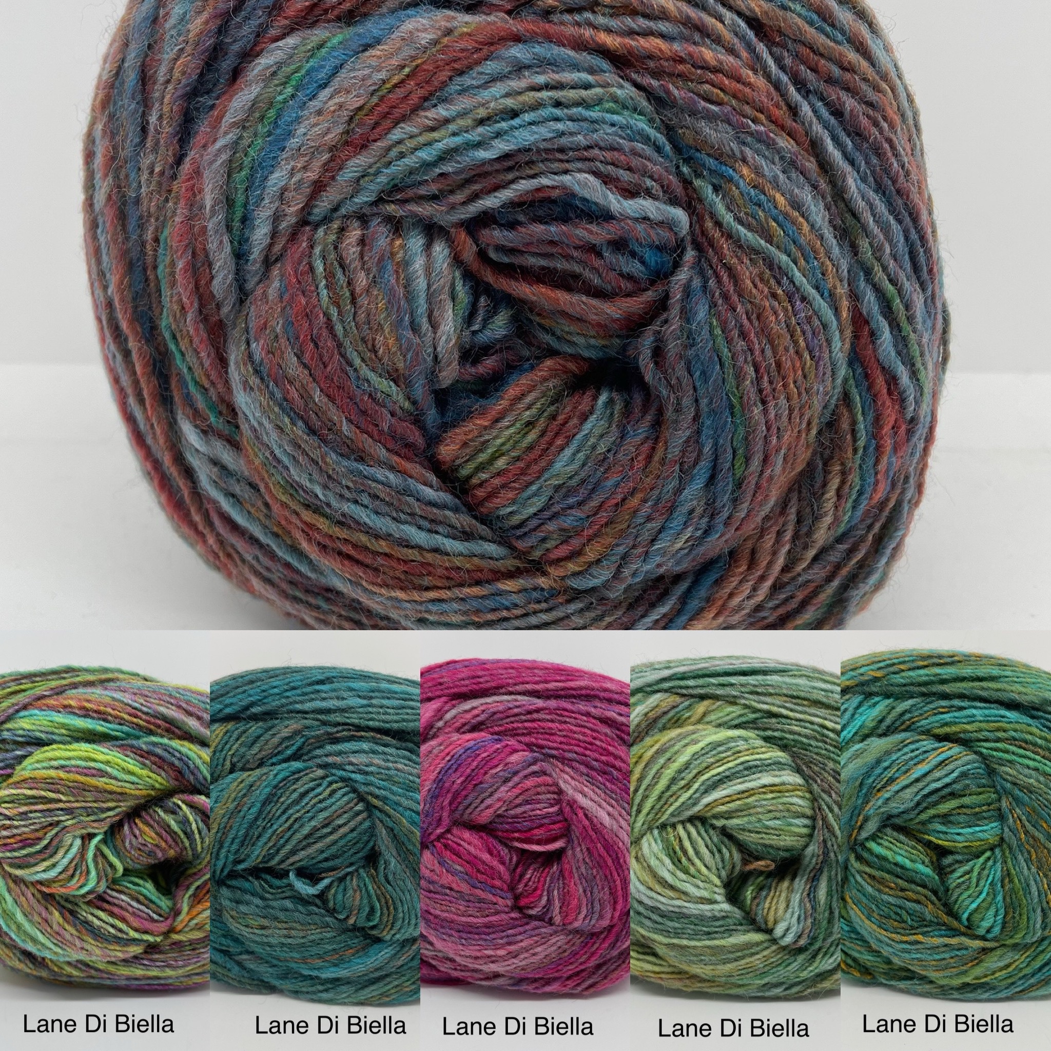 Gomitolo Misto Lana Gr. 200 Titolo 3500 (100Gr./350 Mt.) Campionatura Da Collezione ML 1382