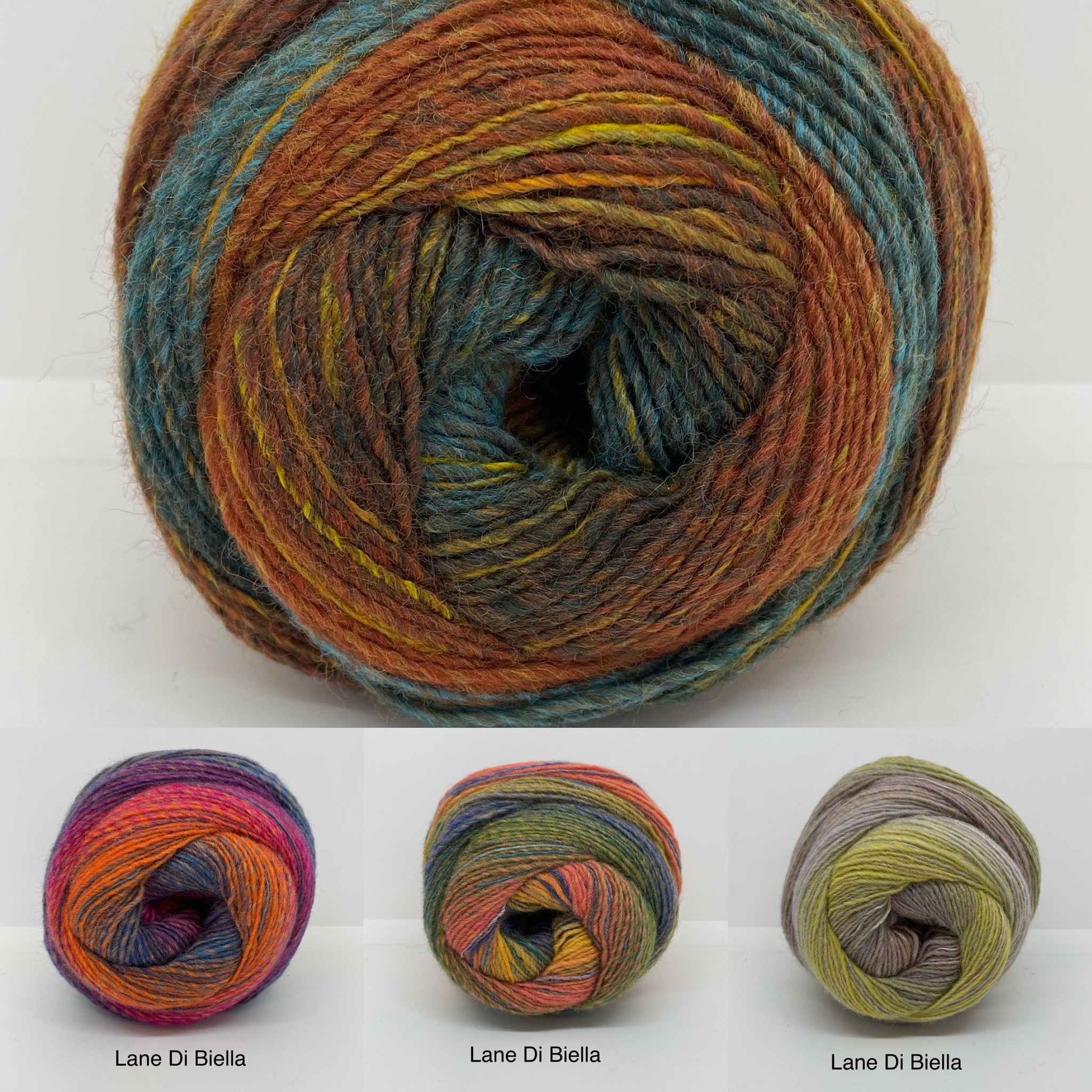 Gomitolo Misto Lana Gr. 200 Titolo 3500 (100Gr./350 Mt.) Campionatura Da Collezione ML 1371