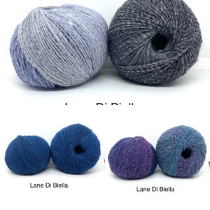 Gomitolo Misto Lana Agua Gr. 100 Titolo 1800 (100 Gr./ 180 Mt.) Campionatura Da Collezione ML 1421