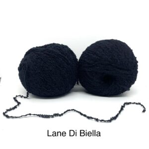 Gomitolo Misto Lana Stratos Frise’ Fiammato Nero Titolo 1/3000 (100 Gr./300 Mt.) Campionatura Da Collezione ML 1424