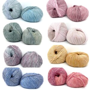 Gomitolo Misto Cotone/Alpaca Catena Pal Gr.50 Titolo 2700 (Gr.100/ Mt.270) Campionatura Da Collezione CT 1345