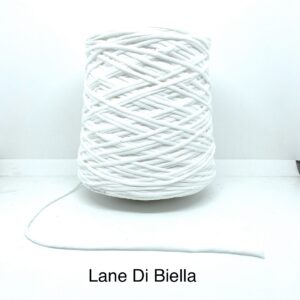 Rocca Misto Cotone Tubolare Jelly Bianco  Gr 500 Titolo 1400 (100 Gr/140Mt.) Campionatura da Collezione CT 1340