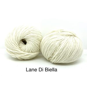 Gomitolo Pura Lana Naturale Ritorto a 8 Fili Gr.100 Titolo 1500 (100 Gr./150 Mt.) Campionatura Da Collezione PL 117