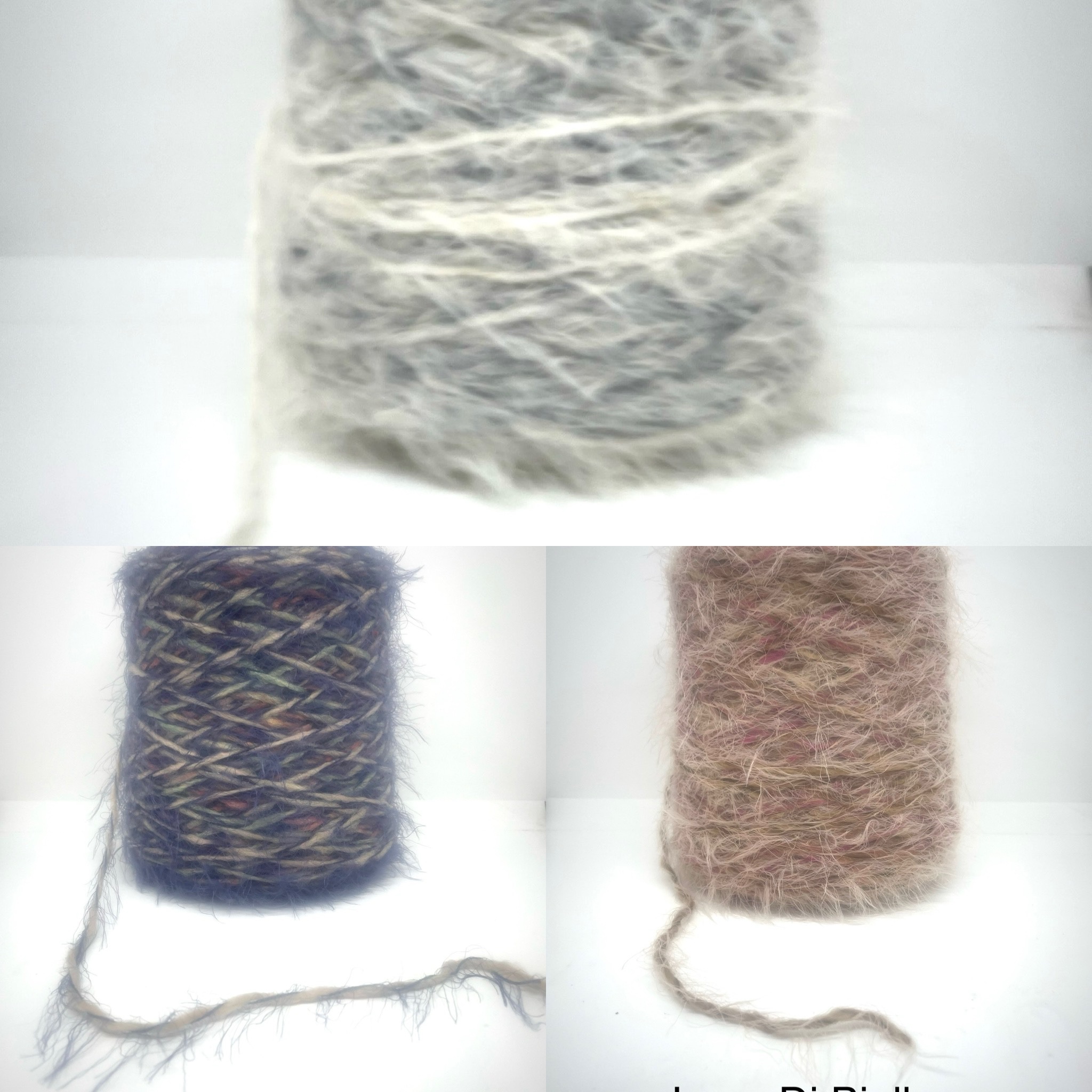 Rocca MIsto Lana Danzica Gr.480 Titolo 1200 (100 Gr./120 Mt.) Campionatura Da Collezione ML 1429