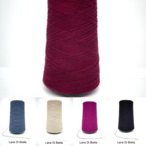 Rocca Pura Lana Merino Extrafine Gr. 200 Titolo 2/30 (100 gr./1500 Mt.) Campionatura Da Collezione PL 120