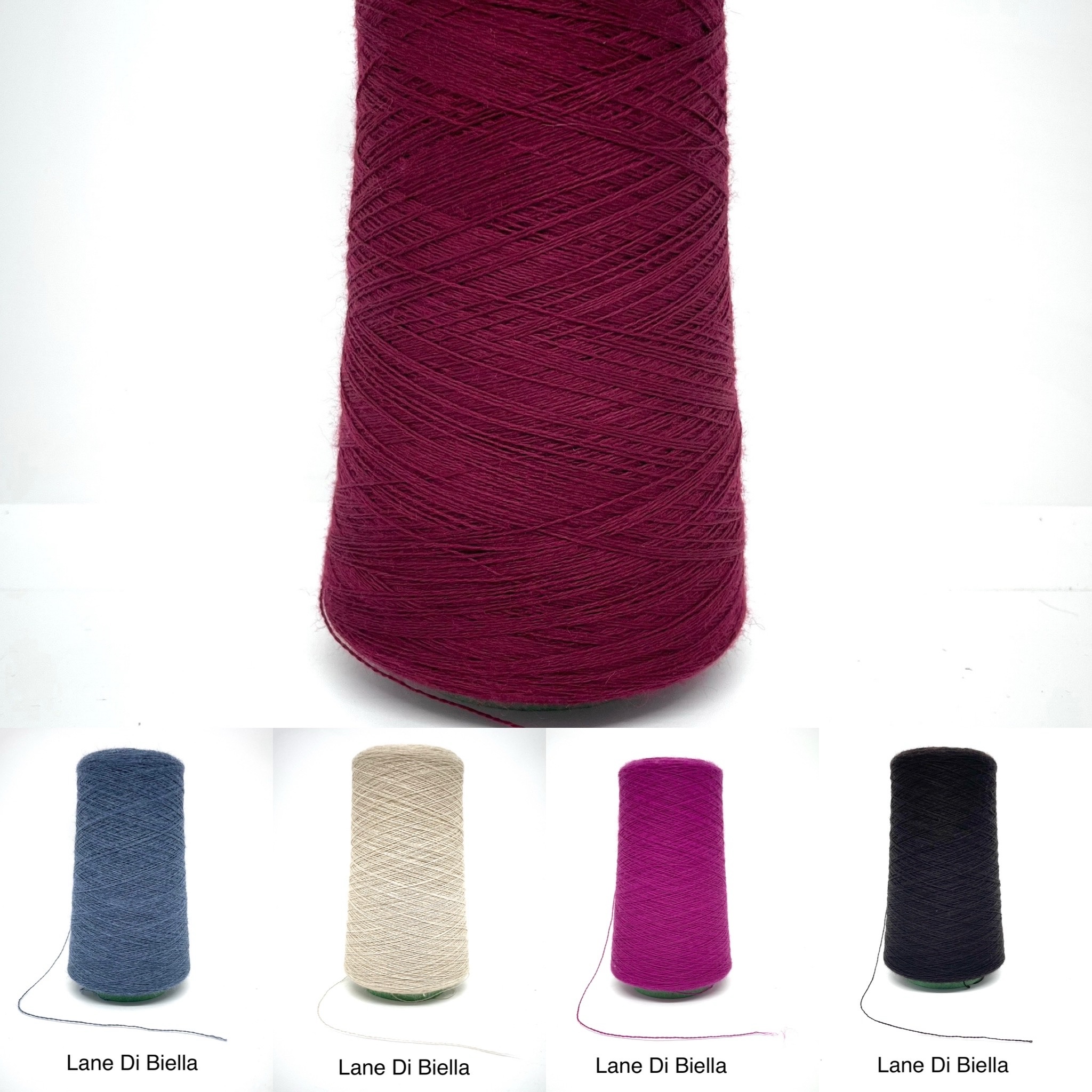 Rocca Pura Lana Merino Extrafine Gr. 200 Titolo 2/30 (100 gr./1500 Mt.) Campionatura Da Collezione PL 120