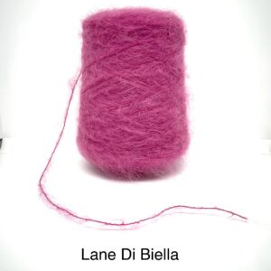 Rocca Misto Mohair Ombelle Orchidea Gr. 350 Titolo 2900 (100 gr./350 Mt.) Campionatura Da Collezione ML 1430